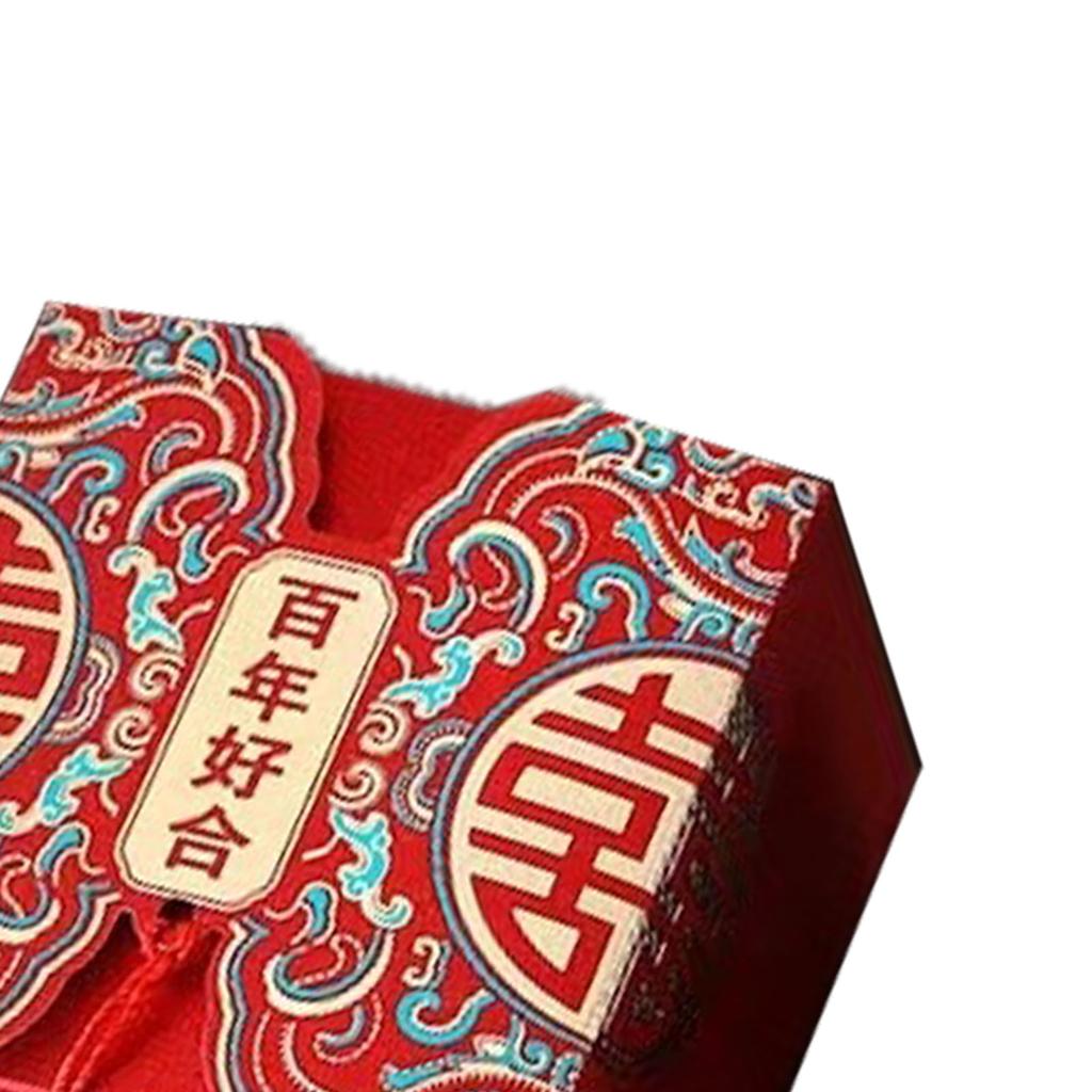 Chinese Style Candy Box Spacious Space Handheld Design Rugged Versatile Chinese Xi Candy Box for Wedding Celebration