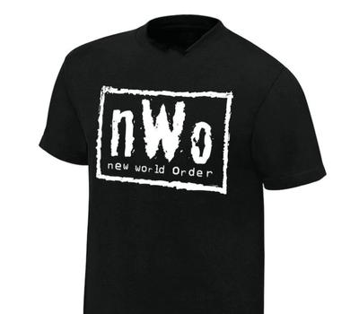 Męska Czarna Retro Koszulka nWo Koszulka Unisex