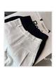 Women's High-Waisted Wide-Leg Linen Pants - White Summer Drape Style