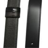 [Dunhill] Men's Belt 26R4T32MD001 35MM TG REED PDP DSPSG LTR, BLACK, 42 [Reversible][Adjustable Size] [Used]