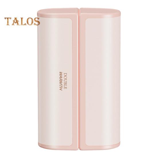 

2 шт. Магнитные перезаряжаемые грелки для рук 6000 мАч электрическая грелка для рук портативная карманная грелка для кемпинга на открытом воздухе охоты Raynauds светло-розовый