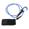 Freediving Lanyard Leash Diving Safety Rope Cable with Wristband Carabiner for Underwater SportsBlue