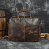 15.6“ Men Briefcase Bag Men's Bag Genuine Leather Briefcases Man Business Laptop Computer Handbags For Men Working Tote Bag