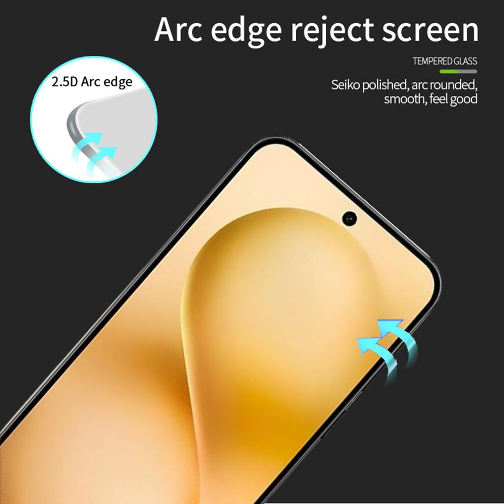 For vivo S30 Pro mini 5G Screen Protector MOFI 9H Full Glue Full Coverage High Aluminum-Silicon Glass Film