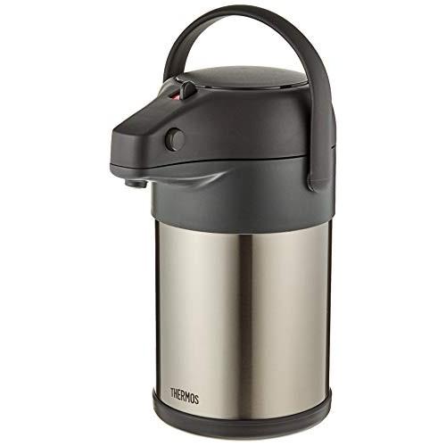 Thermos Stainless Steel Air Pot 3.0L Stainless Black TAH-3000 SBK
