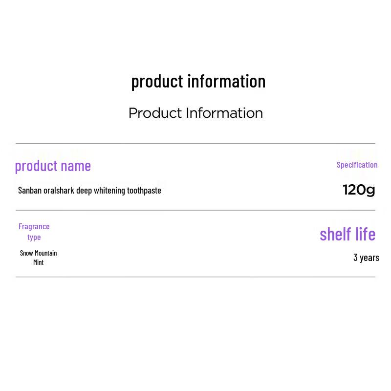 CANBAN Snow Mountain Mint Tiefenreinigung Aufhellende Zahnpasta