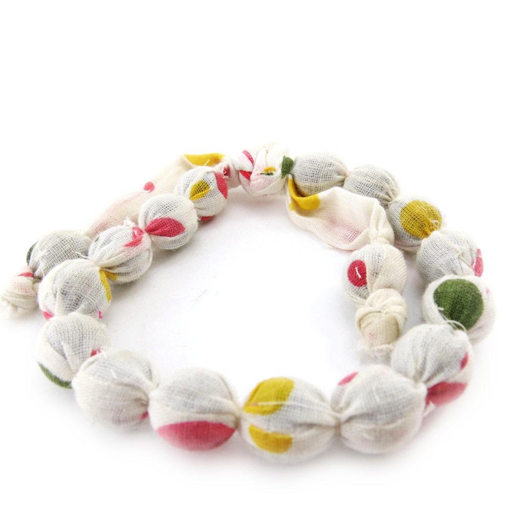 Les Trésors De Lily [J1203] - Beige 'Liberty' Designer Bracelet