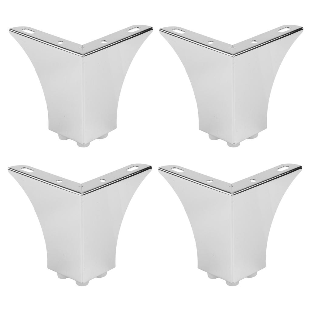 Stable Support For Furniture Decorative Legs Gold Metal Cabinet Feet Elegant Decorative Touch Non-slip Rubber Pad