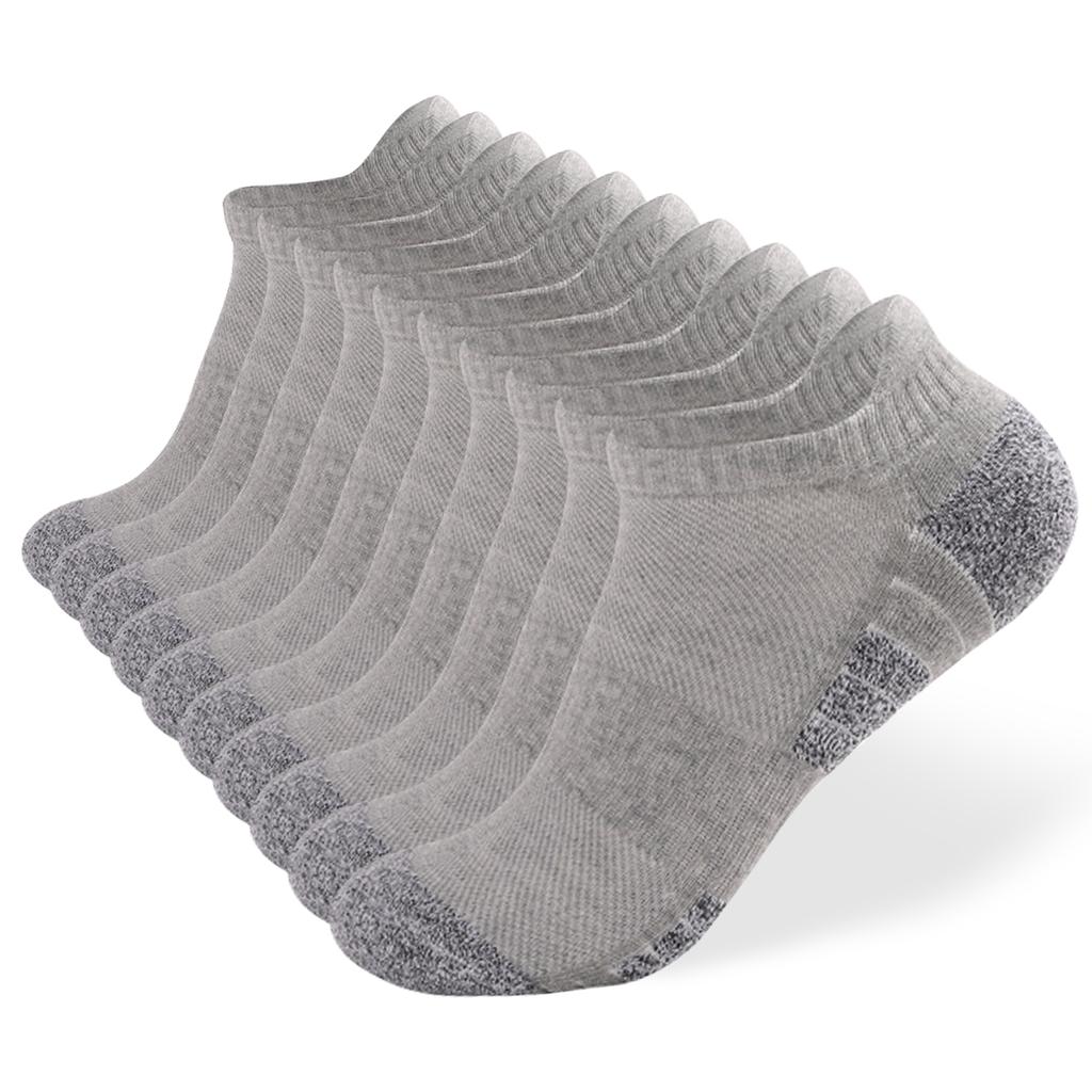 10 Pack Running Socks for Men Women Breathable Cushioned Athletic Ankle Socks Low Cut Socks Outdoor