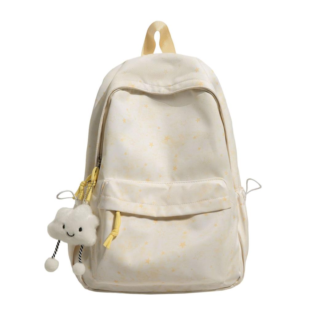 Schoolbag College Style Tie-dye Schoolbag for Female Junior High School Students 1011 New Lightweight, Simple and Large-capacity Travel Versatile
