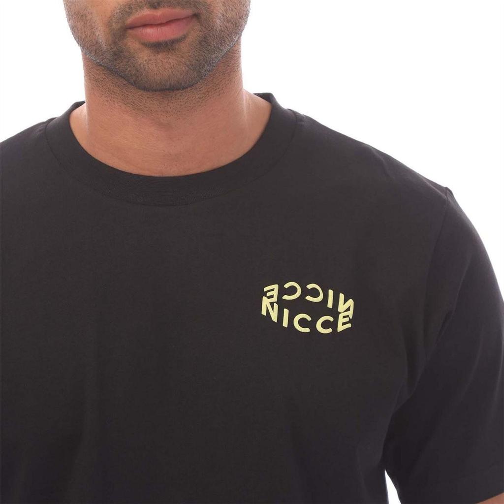 Nicce Mens Tanetta Cotton Regular T-Shirt