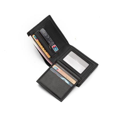 Men's Wallet Short Crocodile Pattern Business Horizontal Multi-function Banknote Wallet ID Bag