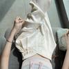 2026 Spring/Summer Chinese Style Satin Wide-Leg Frog Button Pants - Women's Slimming Straight-Leg, Floor-Length Business Trousers