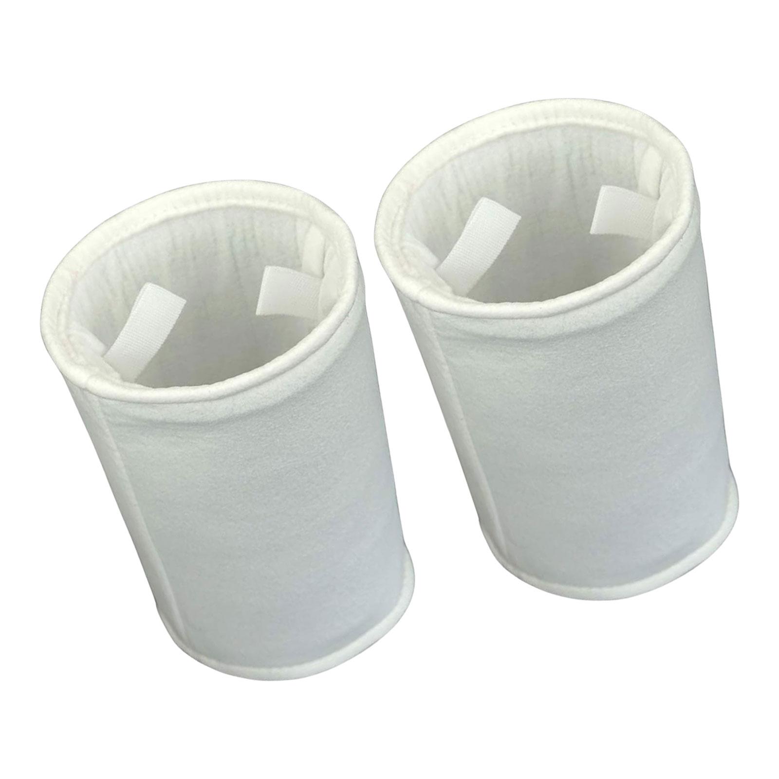 

2PCS Efficient Replacement Filter Bags Efficient Pool Filter Bags Nonwoven Fabric Texture for Home and Commercial Pools