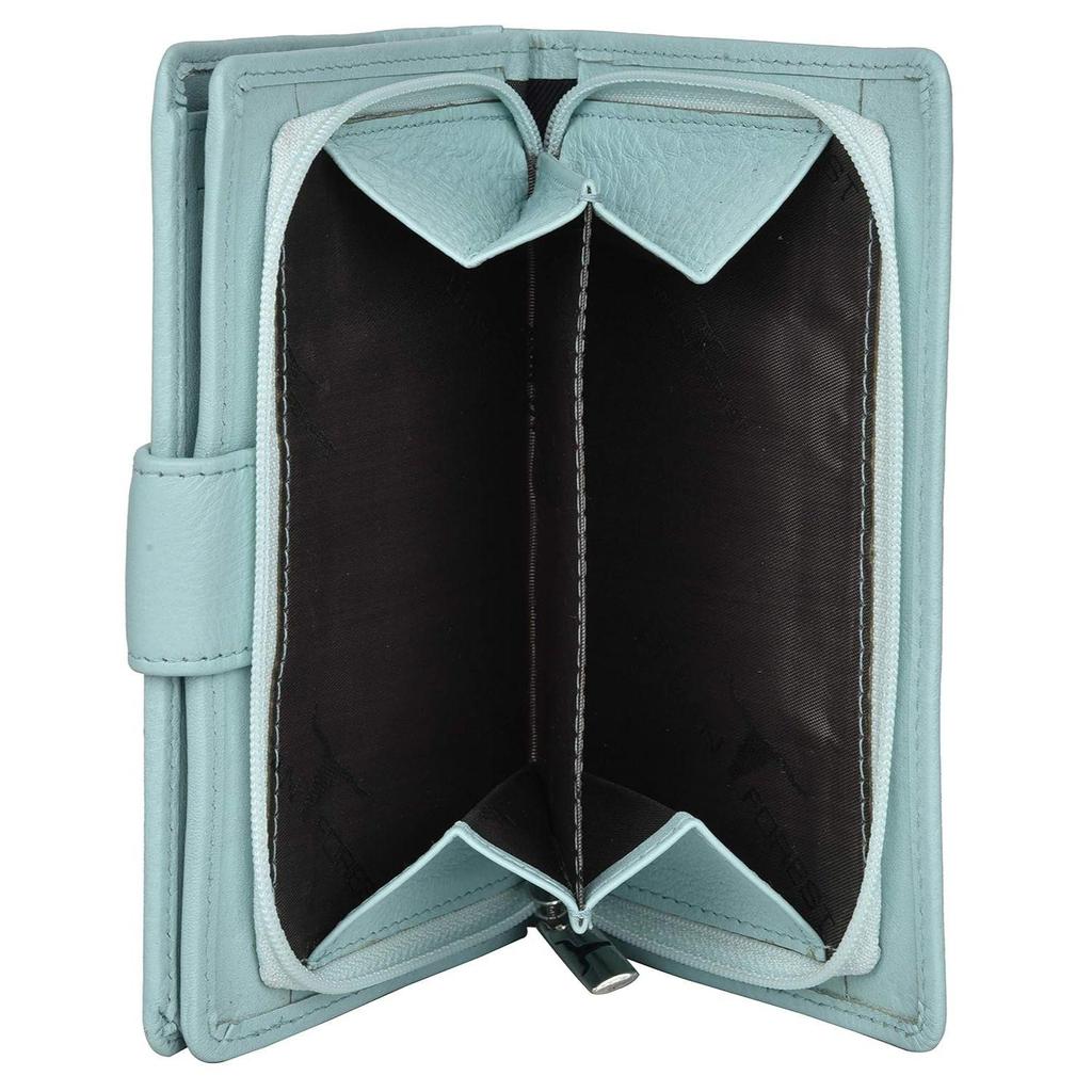 Arya Pastel Blue Leather Wallet for Women