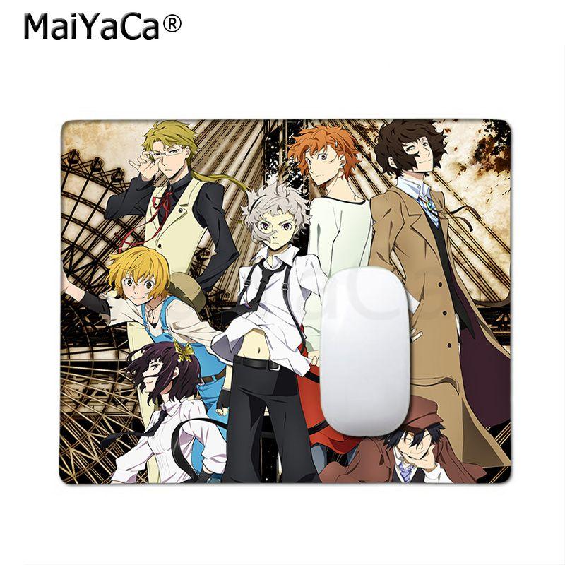 Anime Bungo Stray Dogs Non-slip Lockedge Cartoon Anime Gaming Mouse Pad Keyboard Mouse Mats Smooth Company Writing Desk Mats