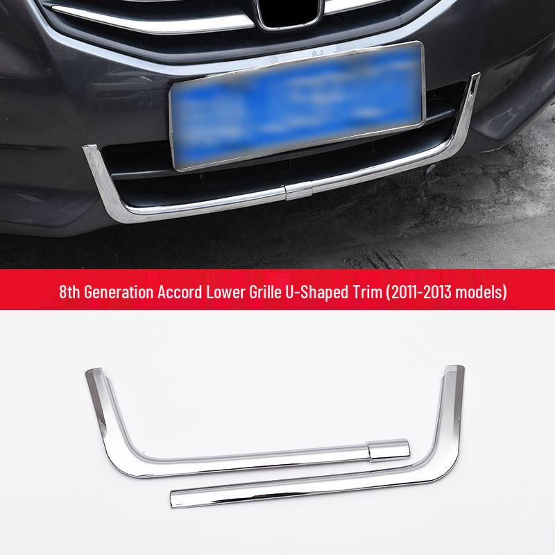Chromové ozdobné lišty pro mřížku Honda Accord (2008-2013)