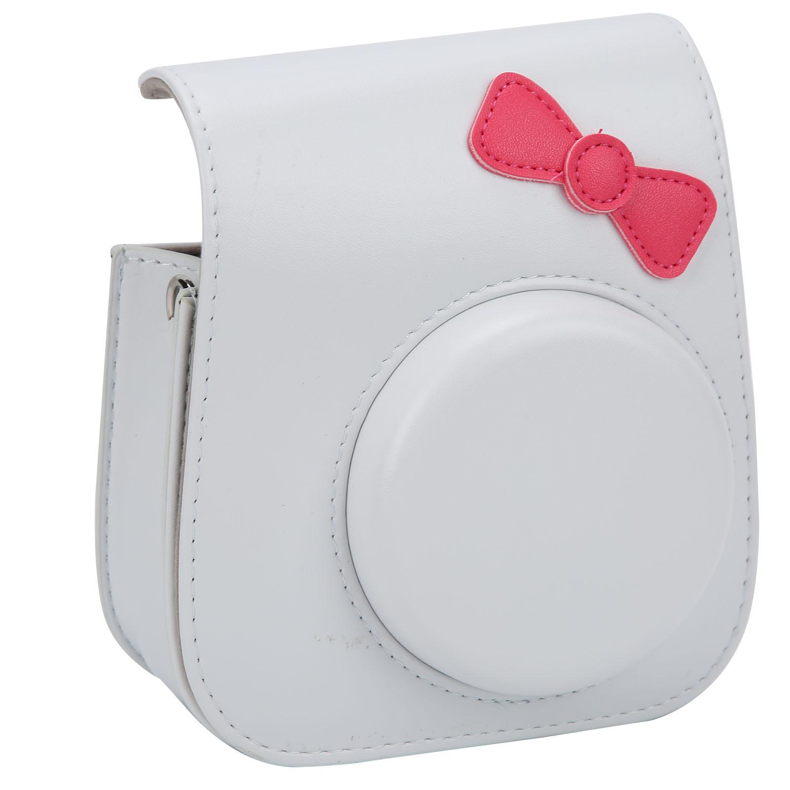 

Сумка-чехол из ПУ кожи, противоударная, в стиле ретро, на плечо, для защиты камеры, для Instax mini1189(белый ) белый