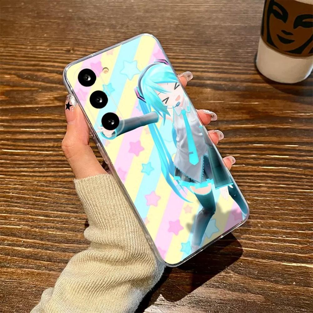 Anime M-MIKUS-S Phone Case For Samsung S23,23,22,30,21,10,9,8,7,Note20 Ultra,Lite,Ultra,5G,Plus,FE,Soft Transparent Case