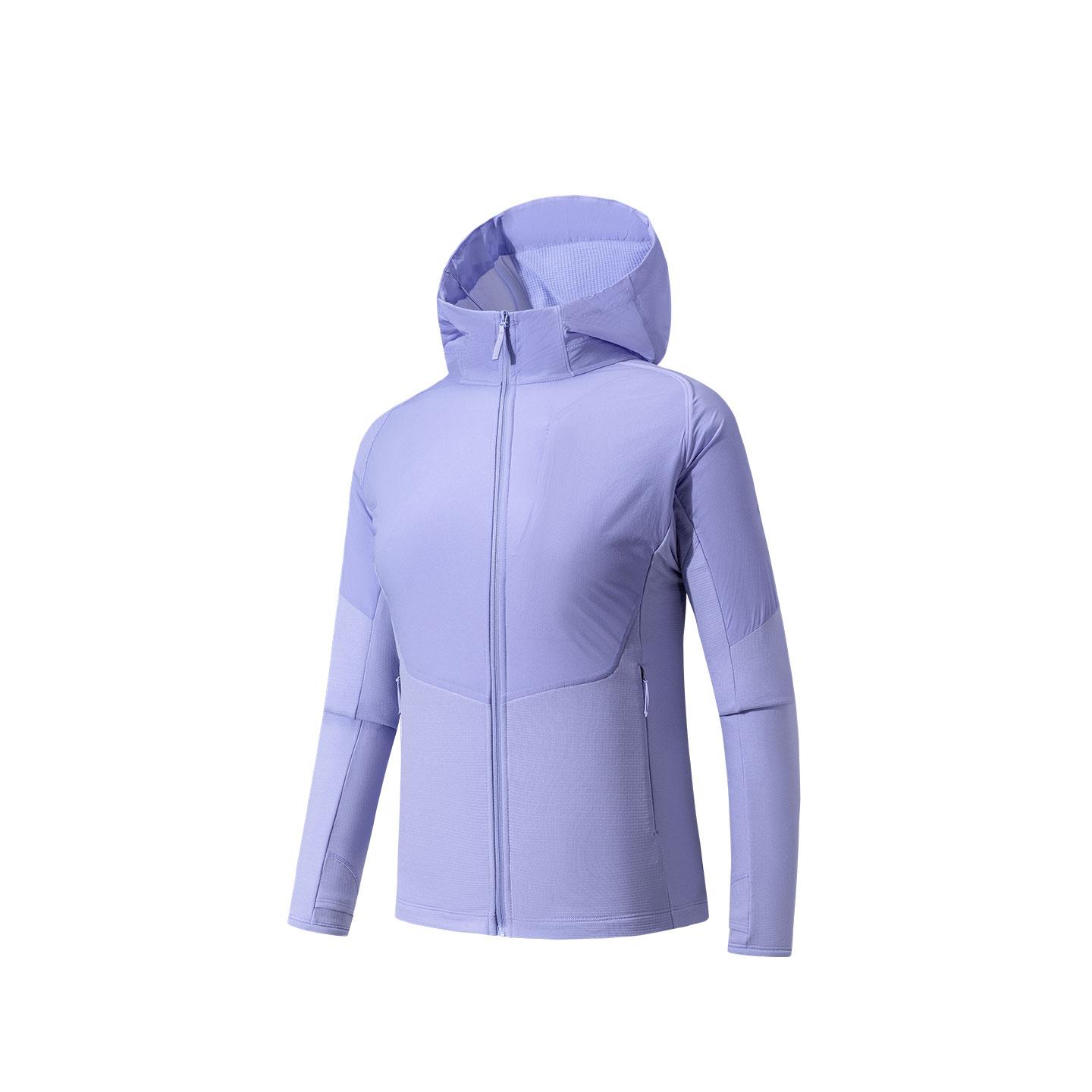 

Anta Champion Outdoor Series Solid Color Minimalist Zip-Up Hooded Casual Jacket Women jackets 162610711-1 2XL