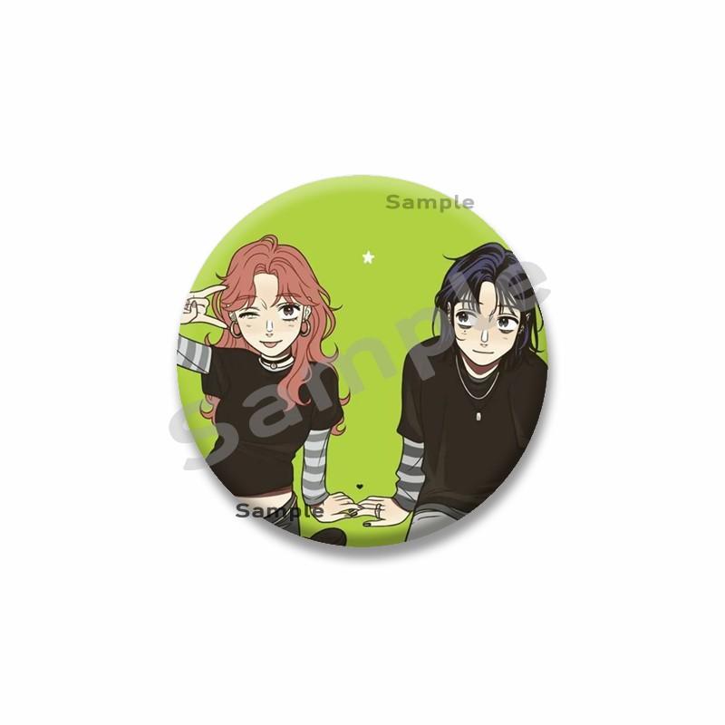 Anime The Guy She Was Interested In Wasn't A Guy At All Button Pin Cartoon Mitsuki Koga Brooch Badge Bag Hat Decor Accessories