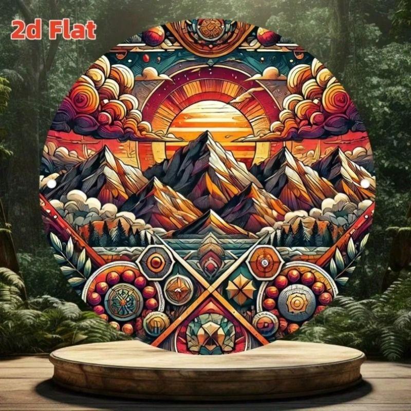 Decorative Metal Wall Art Sign Tin Painting 20x20 cm