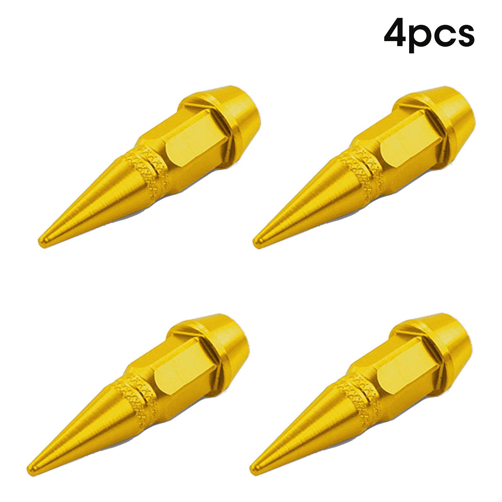 

Автомобильные шины обода клапан алюминиевый цельный стержень гайка колпачки для колес цветные колпачки для автомобильных колес колпачки для вентилей шин гайки с шипами для большинства транспортных средств жёлтый