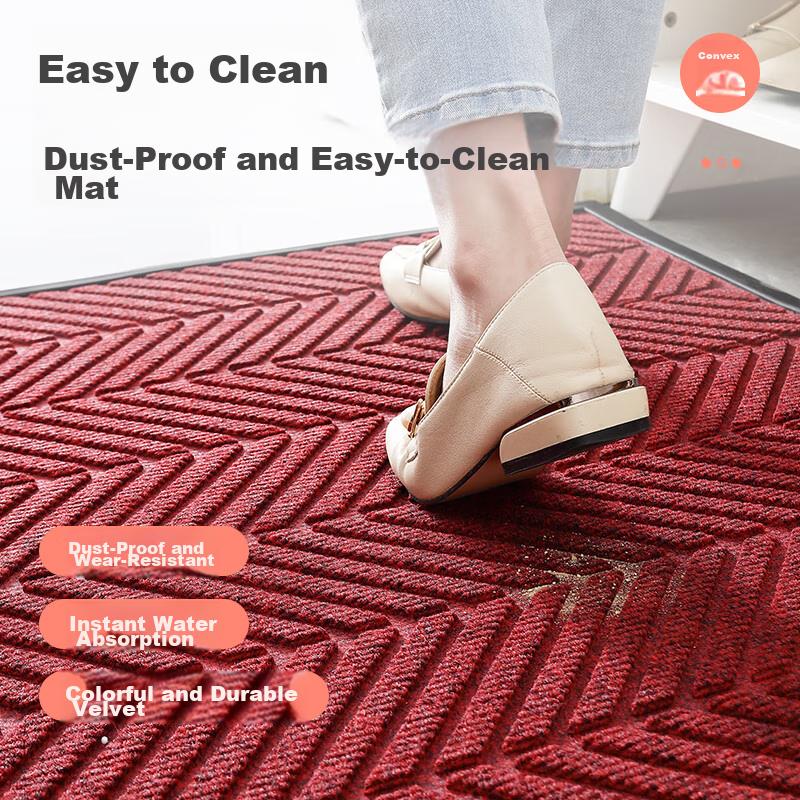 Dajiang Entrance Mat, Doormat, Non-Slip Floor Mat for Entryway, Outdoor Entrance Mat, 60x90cm
