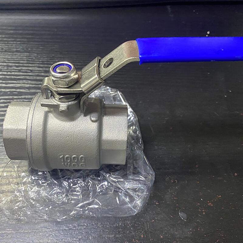 Detang 304 Stainless Steel Lockable 2-Piece Ball Valve