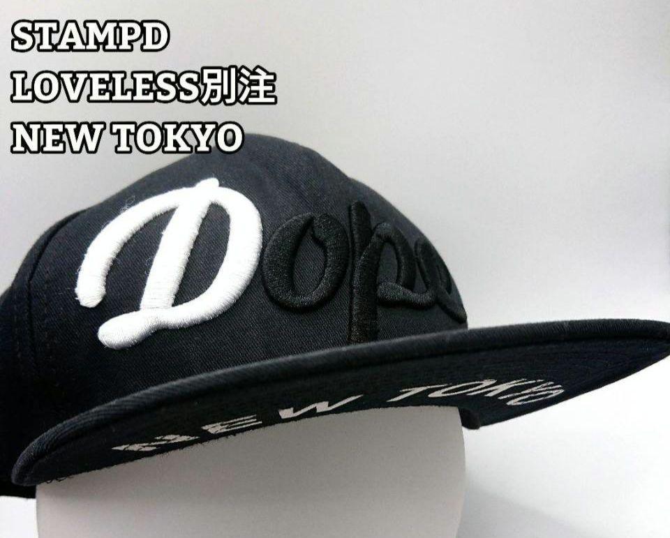 

[USED] Rare! STAMPD LOVELESS Exclusive NEW TOKYO Cap in Black