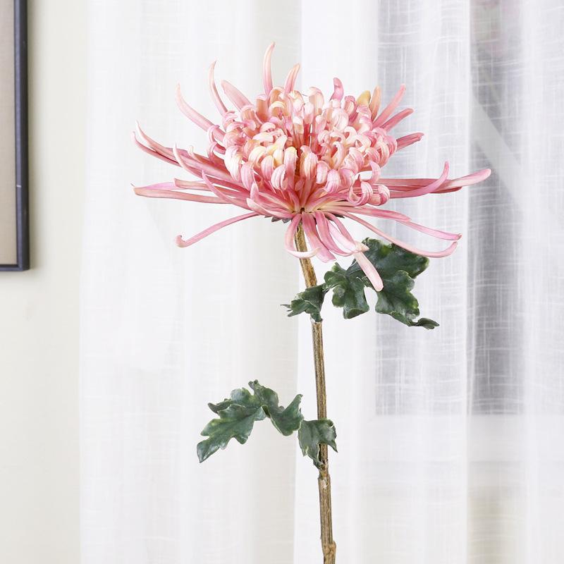 Simulation chrysanthemum feel soft glue fake flower indoor wedding simulation chrysanthemum