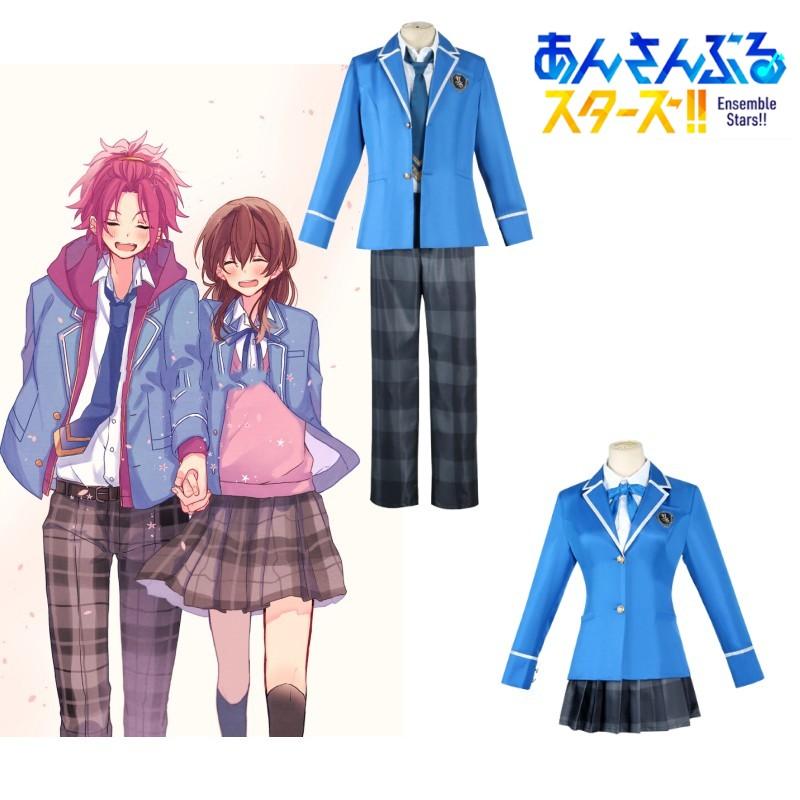 Ensemble Stars Hidaka Hokuto Anzu Cosplay Outfit Uniform Carnival Party Props