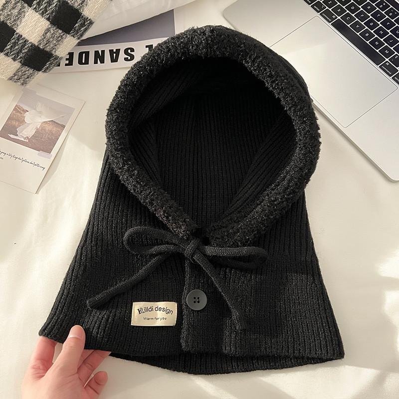 Casual Knit Hat With Fleece Lining For Autumn And Winter Unisex Beanie For Outdoor Use
