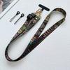 Verbesserte Version Retro-Muster Diagonales Band Verstellbar Handy Langes Lanyard Zum Aufhängen am Hals Um Verlust zu Verhindern Seil
