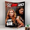 WWE 2K20 The Man Poster Tapestry Wall Hanging, Becky Lynch Game Art, Sports Wall Decor for Bedroom Living Room Man Cave