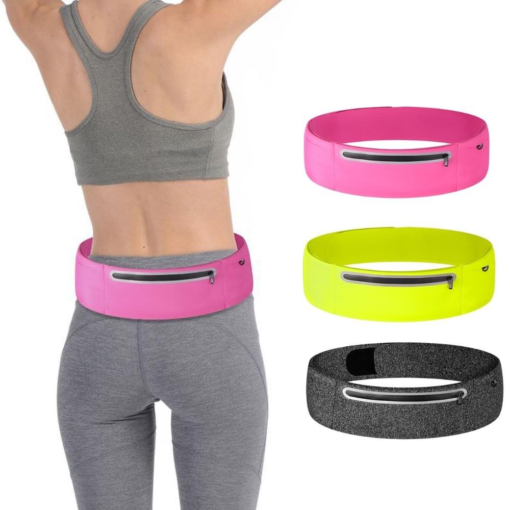High Elastic Sport Mobile Waist Bag Close Fitting Sports Phone Bag Running Waist Bag  Men Women