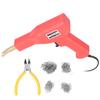 50W Car Bumper Repair Welder Kit Plastic Welding Machine with Plier Staples Red for Cars Motorcycles