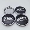 4pcs Sport Edition Logo Emblem 61MM (I.D 56MM ) Car Wheel Center Caps Accessories for 106a Wheels Hub Rim Hubcaps Cover Replacea106