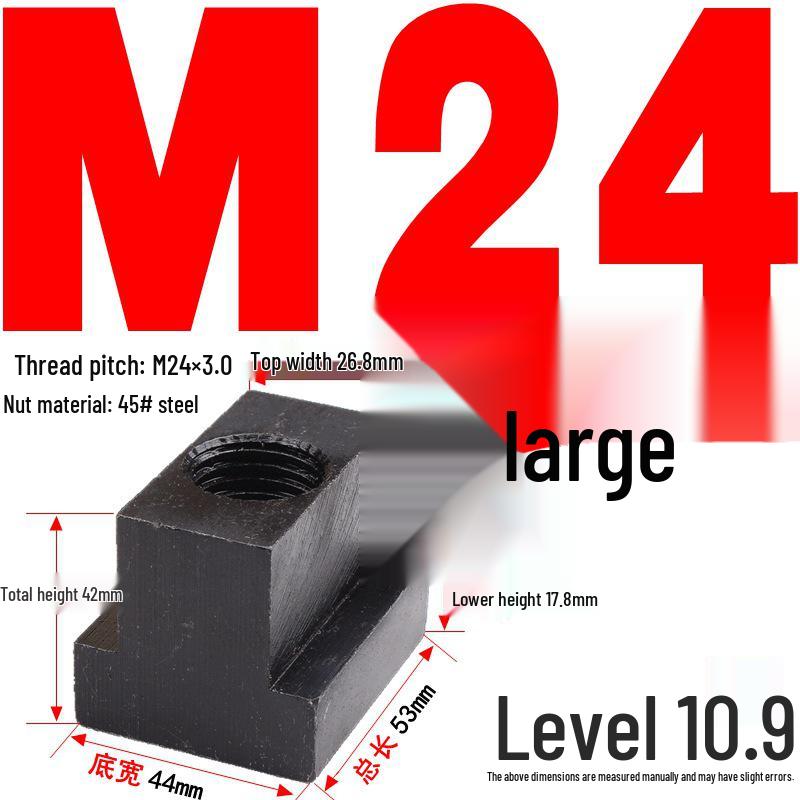 Kangfei 45# Steel T-Nut for M6-M20 Bolts