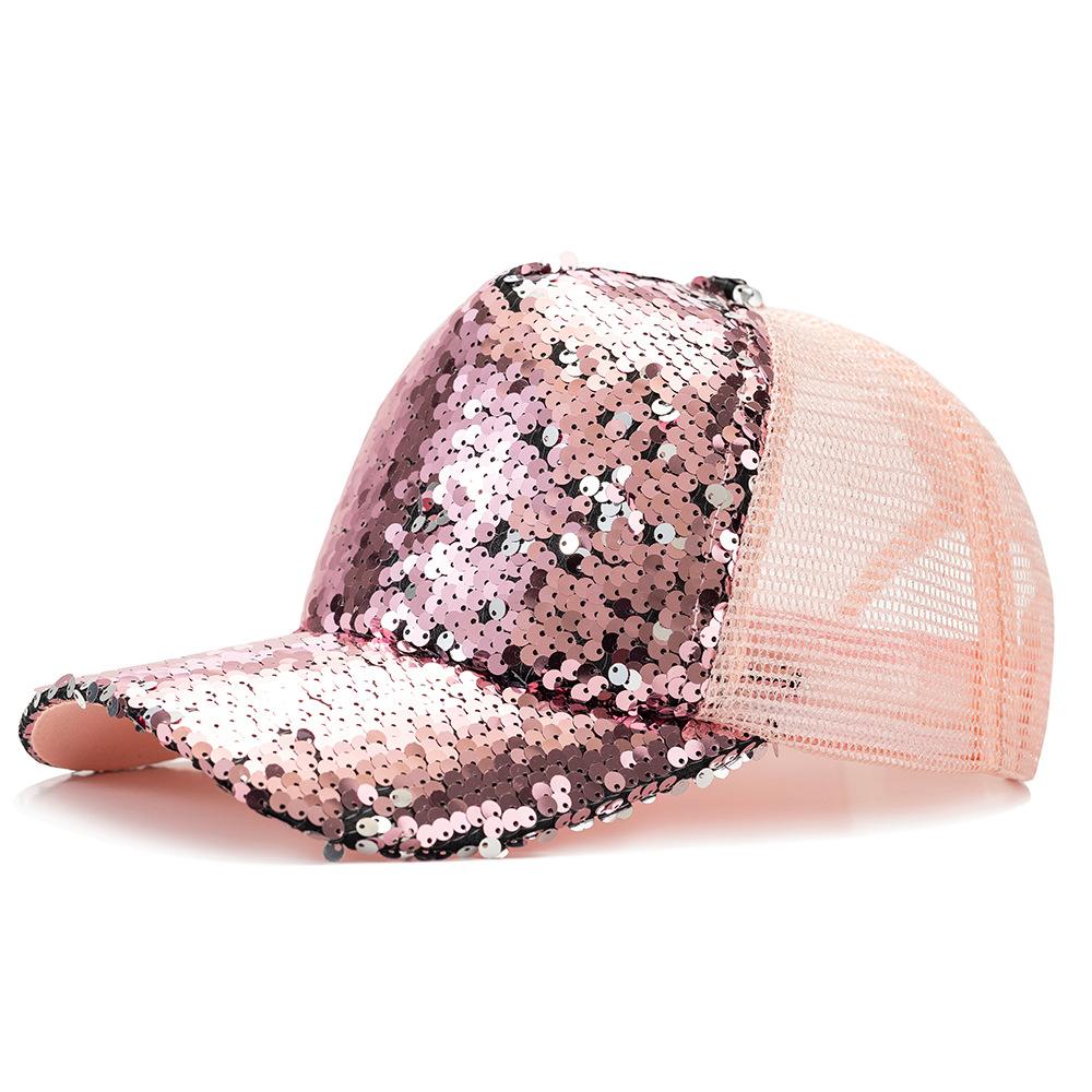 Sequins Spring Summer Sunscreen Cap Sunshade Baseball Cap