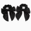 2pcs Fashion Satin Bow Headband for Women Party Hair Accessories