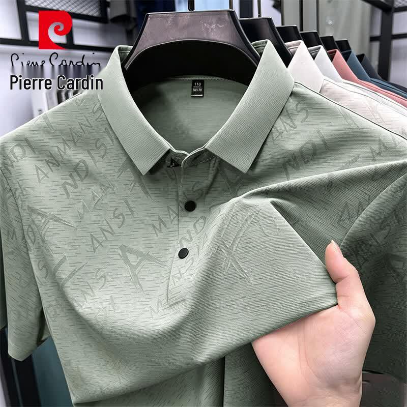Pierre Cardin Men s Summer Anti-Wrinkle Polo T-Shirt M
