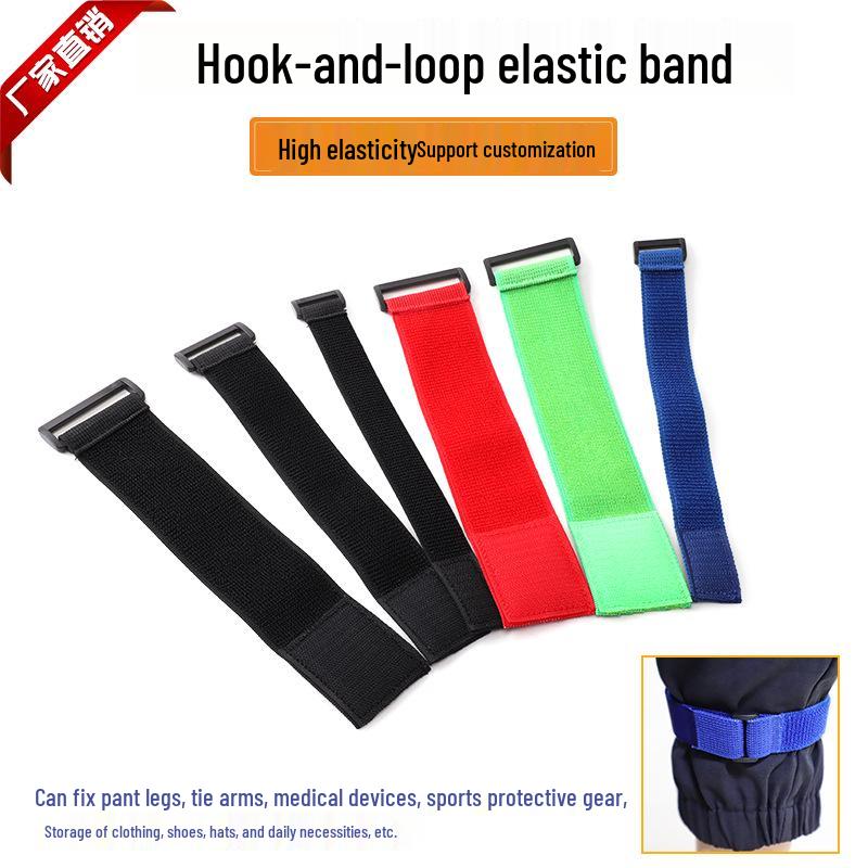 

Elastic Self-Adhesive Hook and Loop Strap for Adjustable Waist and Limb Bundling 20MMx200MM Black