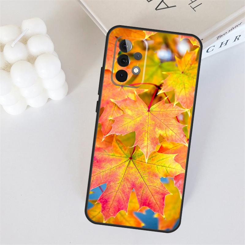 

Colorful Leaves For Samsung Galaxy A22 A32 A52 A54 A14 A16 A26 A36 A56 A55 A35 A05 A06 A15 A53 A33 A13 Case Samsung A55