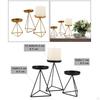 1 piece Tealight Holder, Votive Candle Holders, Metal Geometric Shape Decorative Holder for