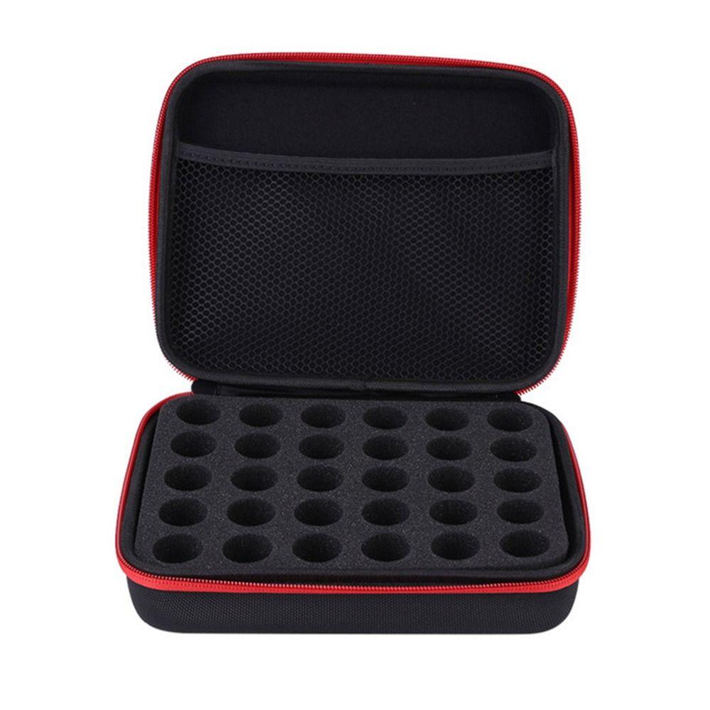 30 Fächer ätherisches Öl Etui 5ml 10ml 15ml Stoßfest Roll-on Flaschen Aufbewahrung Tragbar Hartschalen Nagellack Aufbewahrungstasche