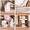 1-5pc Cubic Vacuum Storage Bags Large Plastic Storage Bags for Storing Clothes Quilt Blankets Compression Empty Bag Cover Travel