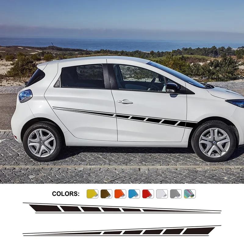 Car Door Side Stickers Racing Sport Stripes Decal Universal for Cars SUV Pickup Truck Vehicles Auto Decor Tuning Accessories