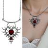 Trendsetting Rhinestones Encrusted Heart Necklace Fashion Accessory for Dates and Everyday Daily Use Casual Wear