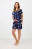 Women's Short-sleeved Pajamas, Short Pants Mimi M